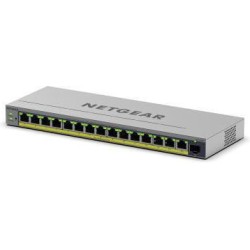 NETGEAR GS116EPP 16-Port PoE+ Gigabit Ethernet Plus Switch mit PoE+ (231W) und 1 SFP Port