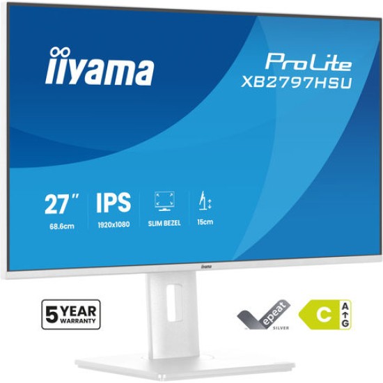 iiyama ProLite XB2797HSU-W1 27 Zoll Full HD 16:9 120 Hz Monitor