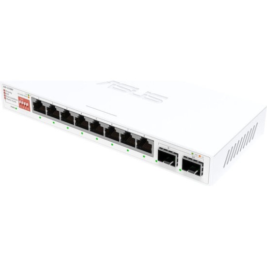 ASUS QG-U1080 8-Port 2.5G + 2-Port 10G SFP+ Switch unmanaged