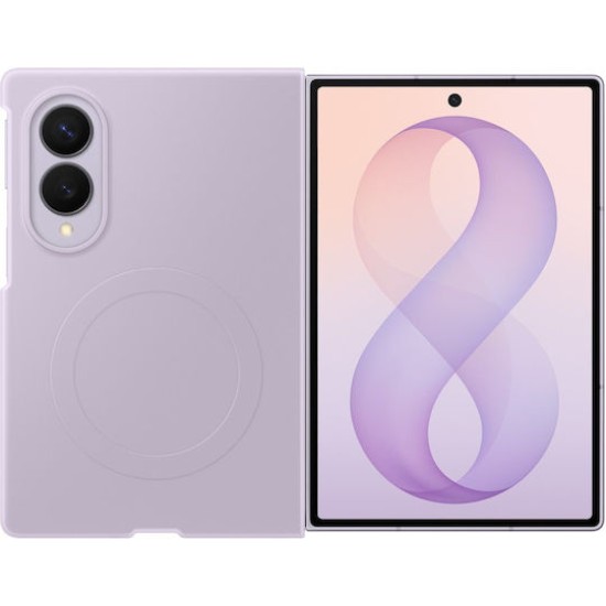 Samsung Silicone Magnet Case fuer Galaxy Fold8 violett