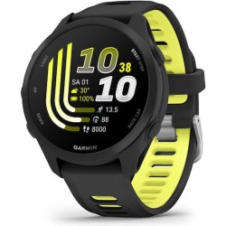Garmin Forerunner 170 Schwarz mit Schnellwechsel-Silikon-Armband 20 mm