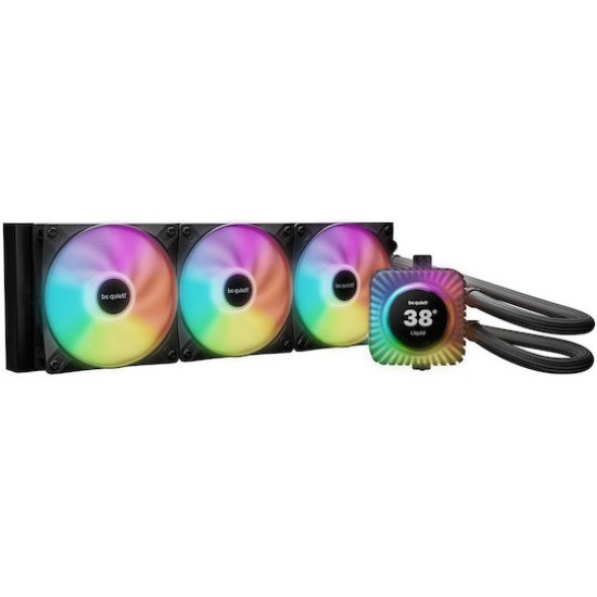 be quiet! Light LOOP IO LCD 360 mm Wasserkuehlung fuer Intel/AMD Prozessoren