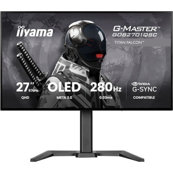 iiyama G-Master GOB2701QSC-B1 26.5 Zoll WQHD wOLED Panel 16:9 280 Hz Gaming Monitor