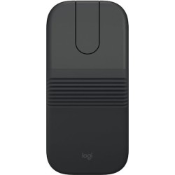 Logitech Mobi Fold Maus Graphite kabellos (Bluetooth) fuer Links- & Rechtshaender