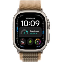Apple Watch Ultra 4 GPS + Cellular 49mm Natural Titanium Gehaeuse mit Desert Alpine Loop - M