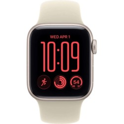 Apple Watch SE 3 GPS 40mm Starlight Aluminium Case with Sand Sport Band - S/M