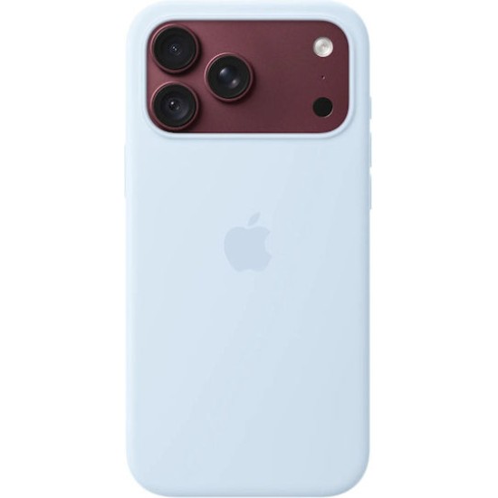 Apple Original iPhone 18 Pro Max Silikon-Case mit MagSafe - Crisp Blue