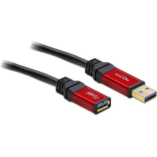 Delock Verlaengerungskabel USB 3.0 Typ-A Stecker USB 3.0 Typ-A Buchse 1 m