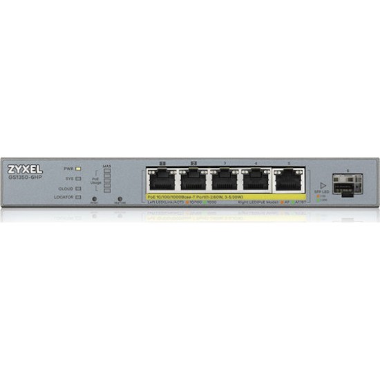 Zyxel GS1350-6HP 6 Port incl. 1 Year Nebula Pro