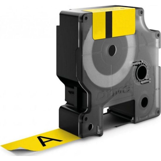 Dymo D1 12mm Black/Yellow labels 45018