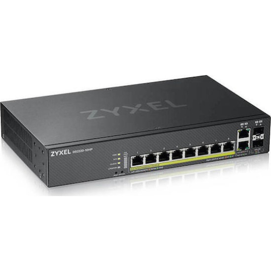 Zyxel GS2220-10HP 8 Port + 2x SFP/Rj45 Gb POE