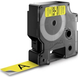 Dymo D1 19mm Black/Yellow labels 45808