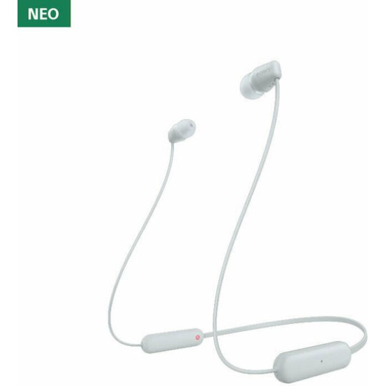 Sony WI-C100W In-Ear weiß BT-Kopfhörer