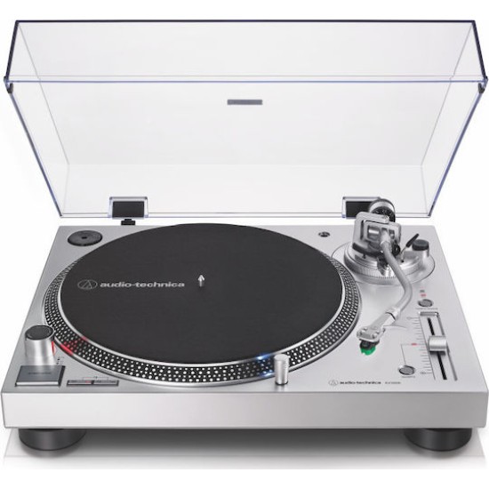 Audio Technica AT-LP120XUSB DJ Plattenspieler silber