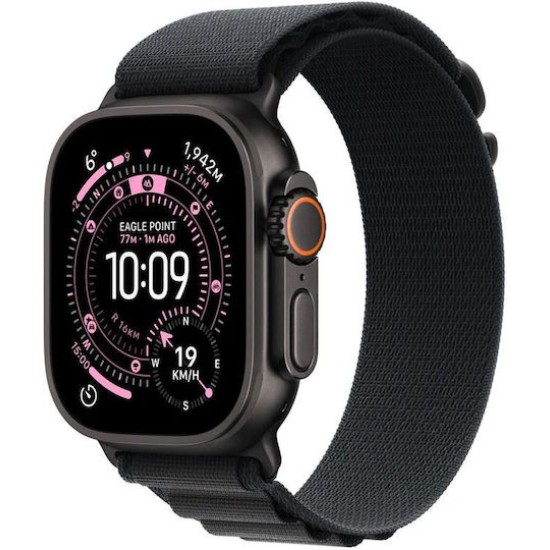 Watch Apple Watch Ultra 3 (2025) 5G 49mm Black Titanium Case with Alpine Loop M - Black