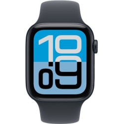 Apple Watch SE 3 Cellular Aluminium 44mm Αδιάβροχο με eSIM και Παλμογράφο (Midnight Aluminium Case with Midnight Sport Band - M/L)