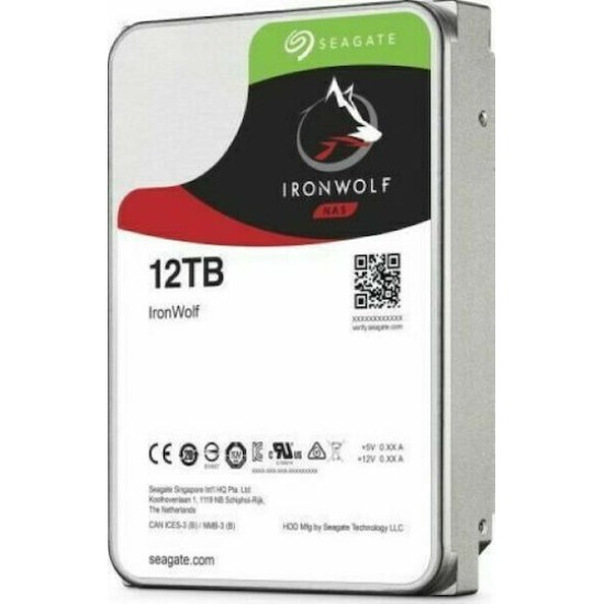 Seagate Hard Drive IronWolf - 12 TB - 3.5 - SATA 6Gb/s