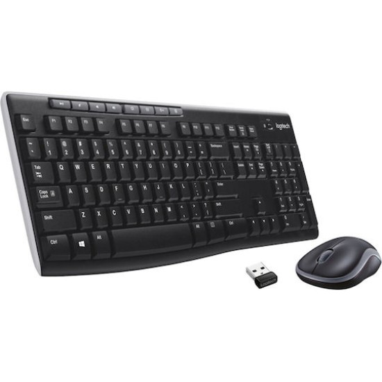 Logitech Wireless Combo MK270 Σετ Πληκτρολόγιο & Ποντίκι International English