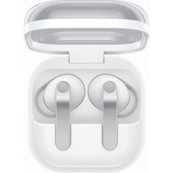 Samsung Galaxy Buds4 Pro Bluetooth Handsfree Ακουστικά με Αντοχή στον Ιδρώτα και Θήκη Φόρτισης Λευκά