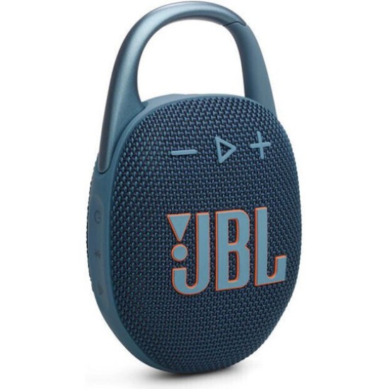 JBL Clip 5 Αδιάβροχο Ηχείο Bluetooth 7W με Διάρκεια Μπαταρίας έως 12 ώρες Blue