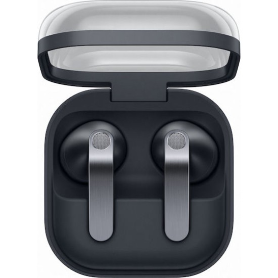 Samsung Galaxy Buds4 Bluetooth Handsfree Ακουστικά με Αντοχή στον Ιδρώτα και Θήκη Φόρτισης Μαύρα