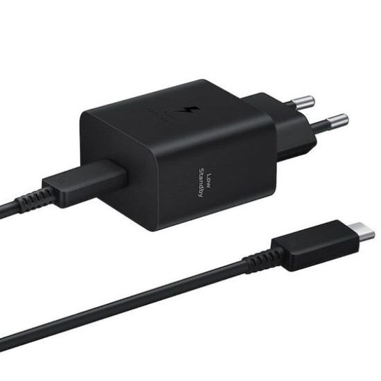 Samsung Schnellladegerδt 45W USB Type-C, inkl. USB Type-C Kabel Black, EP-T4511XBEGEU