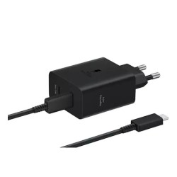 Samsung Schnellladegerδt 50W DUO USB Type-C, inkl. USB Type-C Kabel Black, EP-T5020XBEGEU