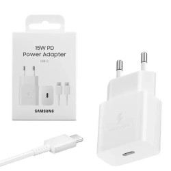 Samsung Ladegerδt 15W USB Type-C inkl. Kabel White, EP-T1510XWEGEU, Retail
