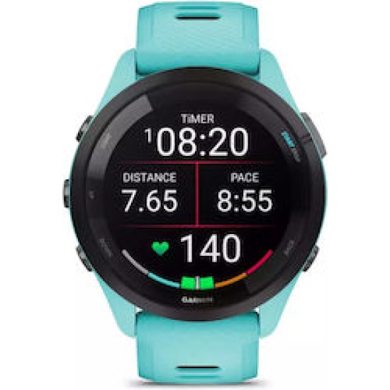 Garmin Forerunner 265 Smartwatch Aqua / Black, 46mm, 010-02810-12