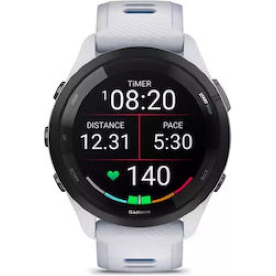 Garmin Forerunner 265 Smartwatch Whitestone / Darkblue, 46mm, 010-02810-11