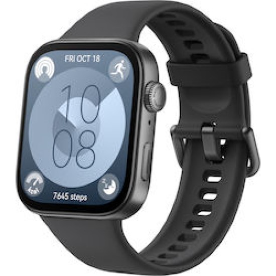 Huawei Watch Fit 3 Smartwatch Black, 55020CEC