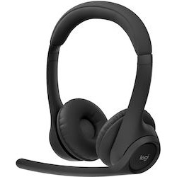 Logitech Zone 300 Wireless Bluetooth Headset With Noise-Cancelling Microphone Black, 981-001407