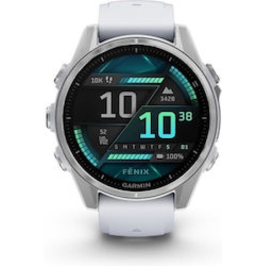 Garmin Fenix 8 Whitestone / Silver, 43mm, Amoled