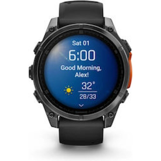 Garmin Fenix 8 Grey / Black, 47 mm, AMOLED, 010-02904-00