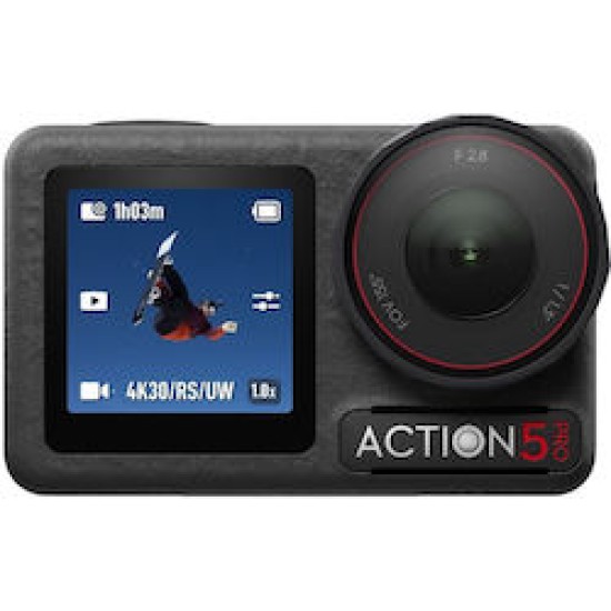 DJI Osmo Action 5 Pro Adventure Combo, Action Cam 4K Black