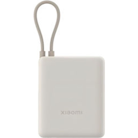 Xiaomi 33W Powerbank GL (Integrated Cable) Tan, 10.000mAh, Universal, BHR9333GL