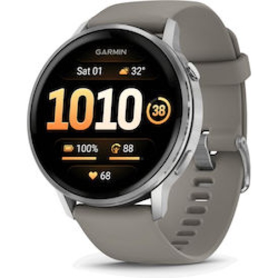 Garmin VENU 4 GPS-Fitness-Smartwatch, 45mm Grey, 010-03014-01