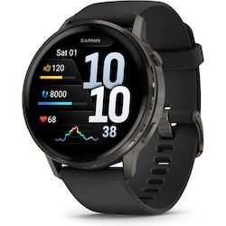 Garmin VENU 4 GPS-Fitness-Smartwatch, 45mm Black - Slate Grey, 010-03014-00