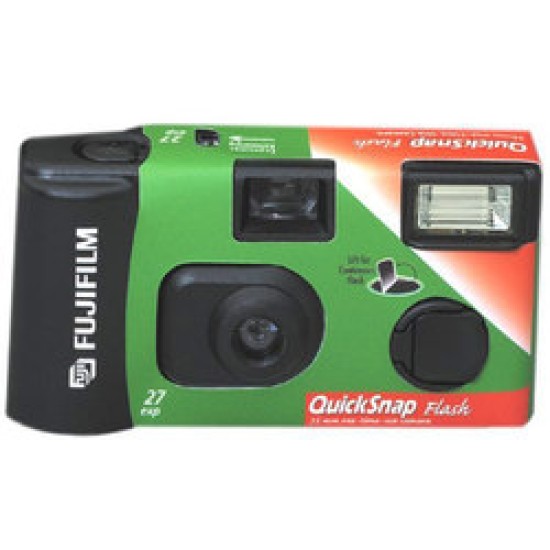 Fujifilm QuickSnap Flash 400 Einwegkamera black