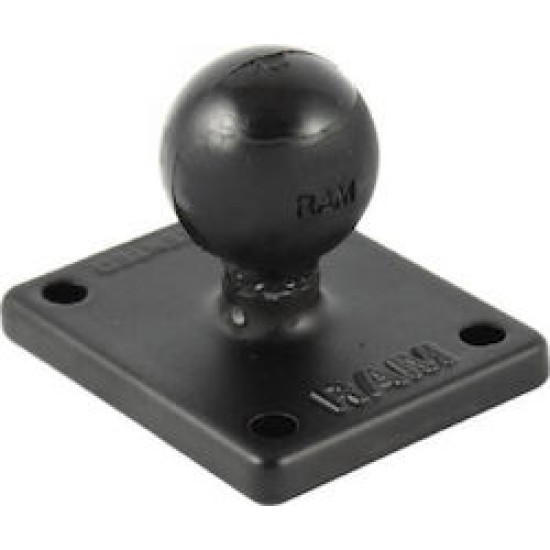 RAM Mounts Basispl. rechteckig 2x1,7 B-Kugel 1 AMPS-Raster