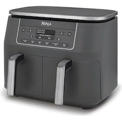 Ninja DZ300EU Doppel-Heißluftfritteuse grau