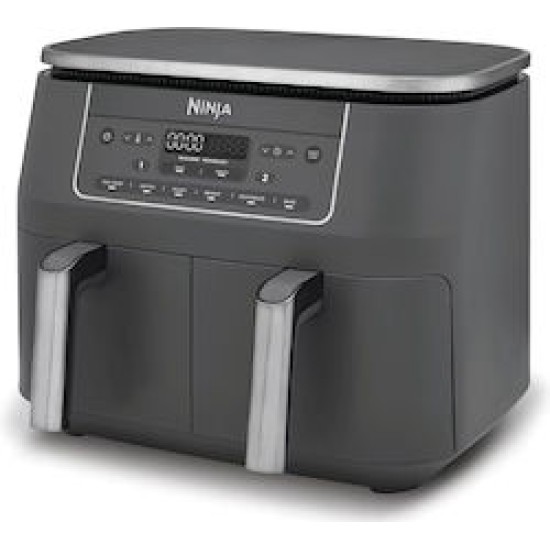 Ninja DZ300EU Doppel-Heißluftfritteuse grau