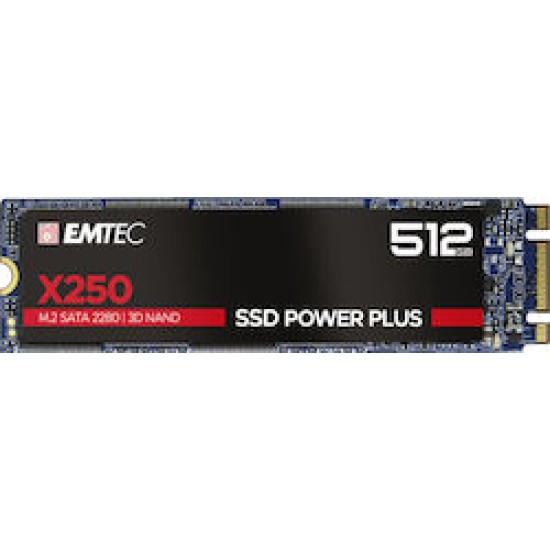 emtec SSD M.2 SATA X250 512GB Festplatte intern