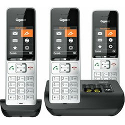 Gigaset Comfort 500A trio silber-schwarz