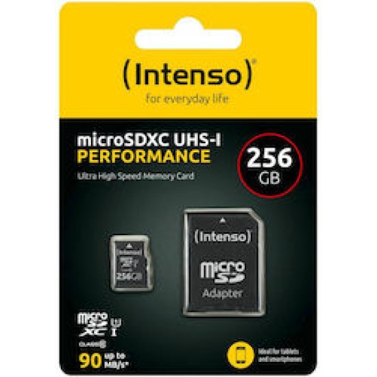 Intenso microSD-Card UHS-I Performance 256GB Speicherkarte