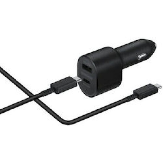 Samsung KFZ-Ladegerät USB-C 45W/USB 15W schwarz