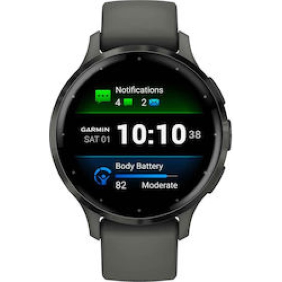 Garmin Venu 3S Smartwatch kieselgrau/schiefergrau