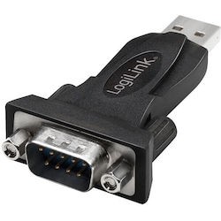 LogiLink USB 2.0 Adapter USB-A(m) zu DB9(RS232)(M)