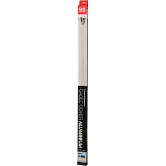 One for All Aluminium Kabelkanal 1 m silber