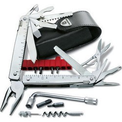Victorinox SwissTool X Plus 39 functions with leather case silver V-3 03 V3 03 Victorinox03 Victorinox 03 38 L VictorinoxL Victorinox L (V-3.03 38.L)